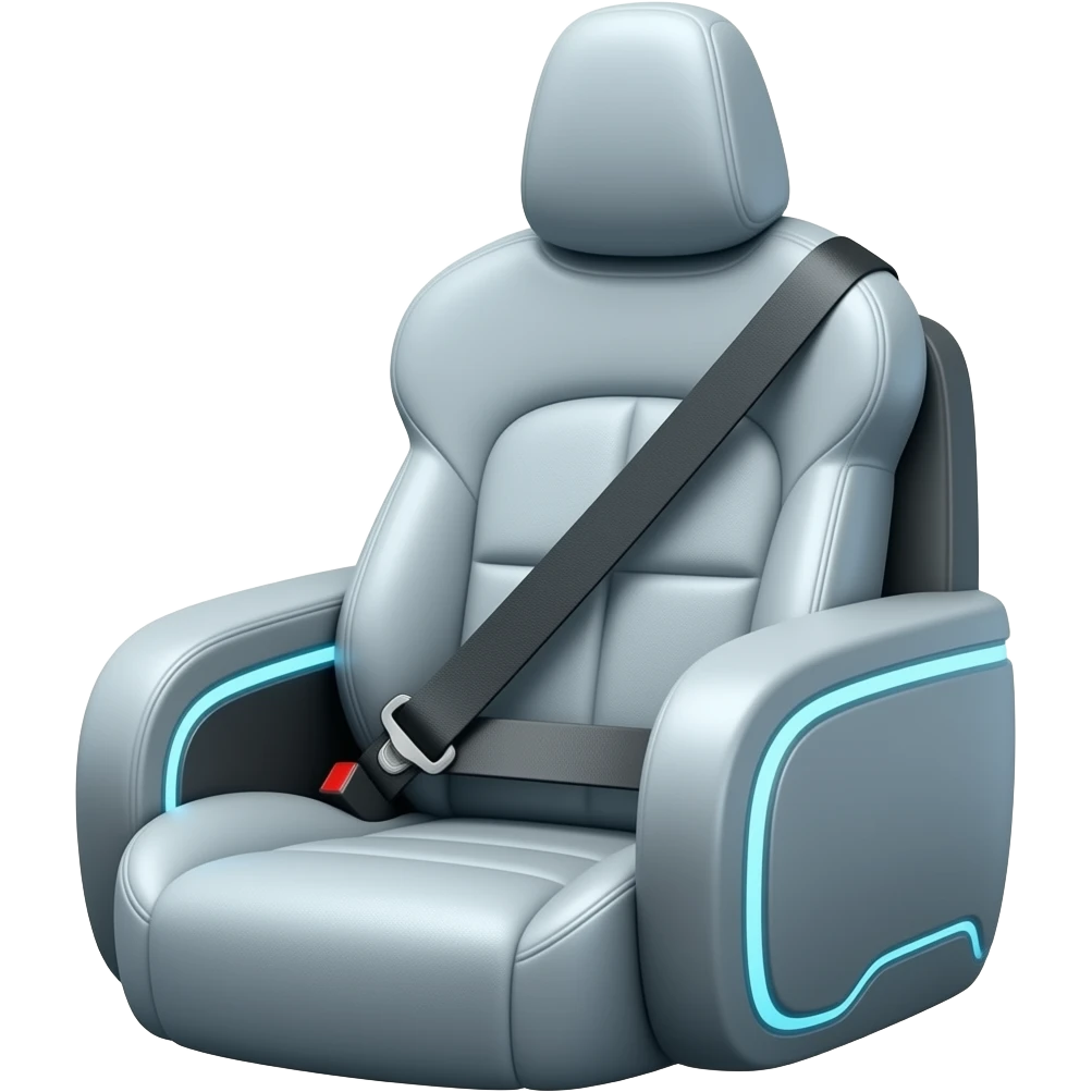 seatbelt on future car emoji