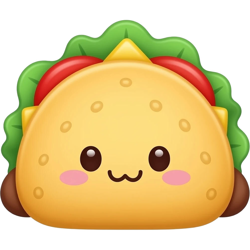 taco kawaii emoji