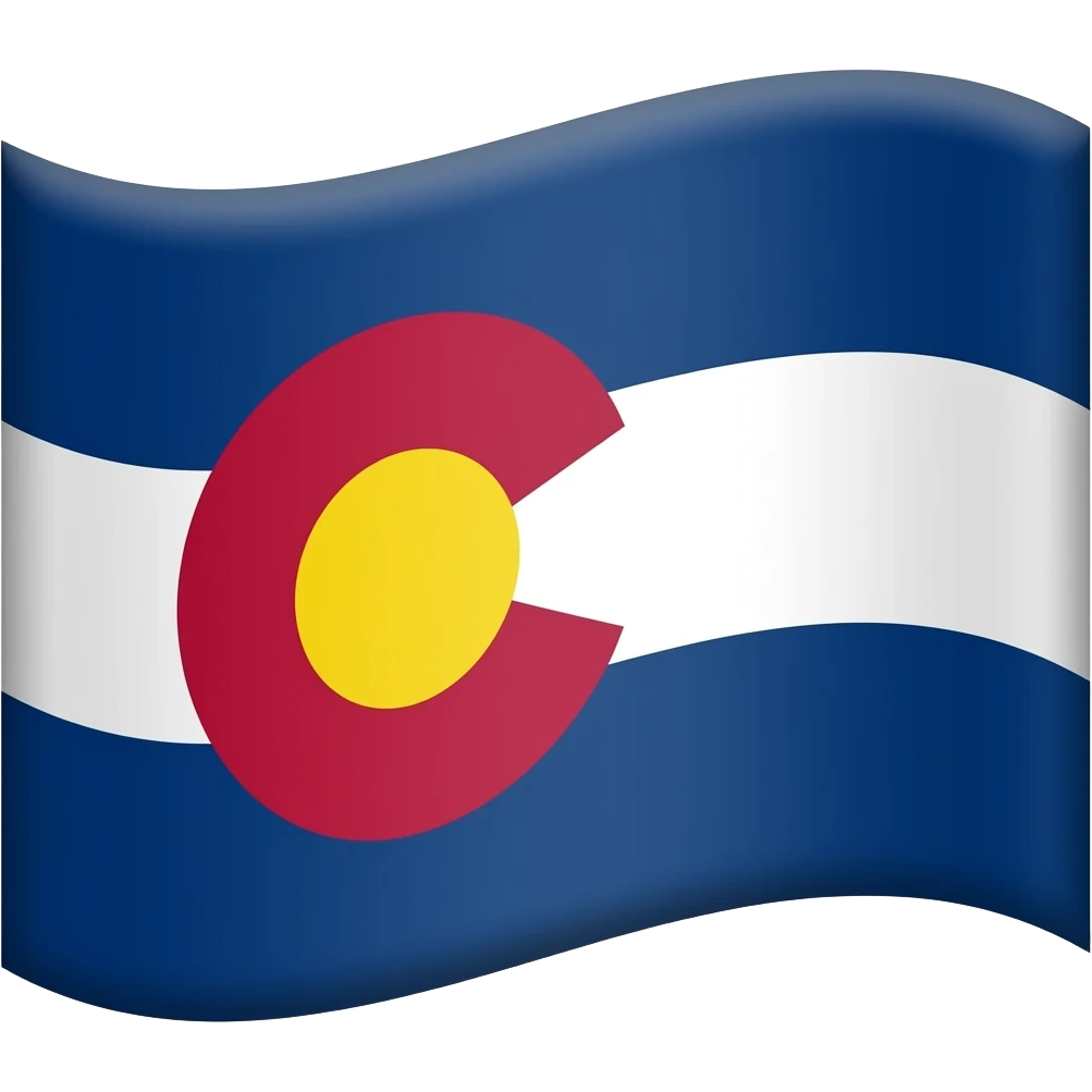 Colorado flag emoji emoji