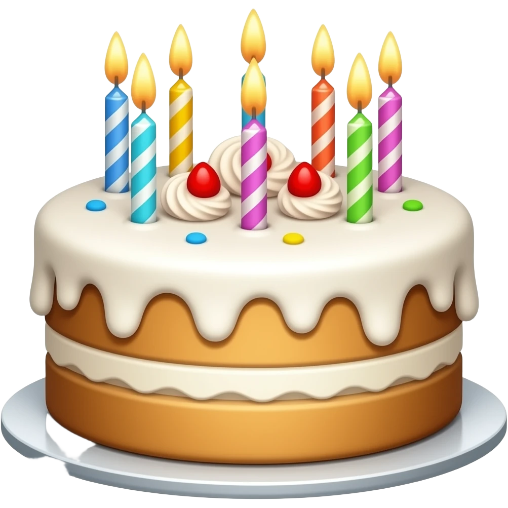 birthday cake emoji