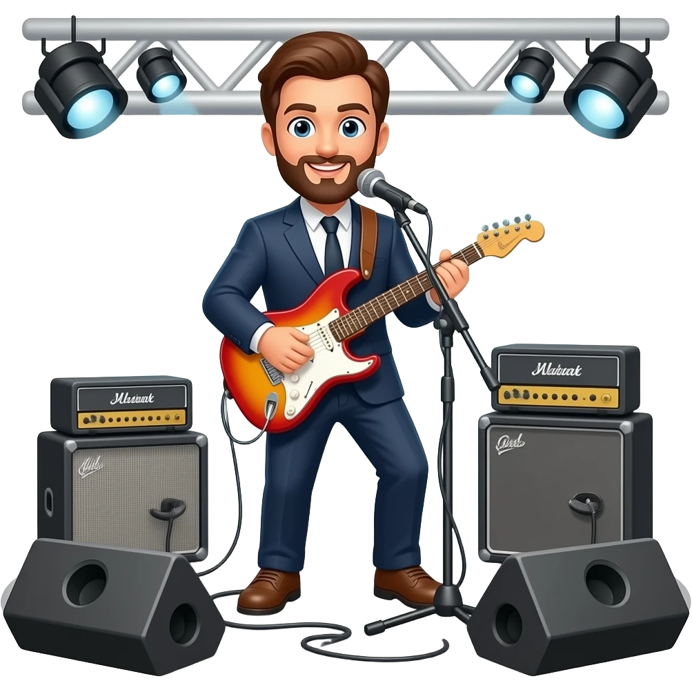 Musical show emoji