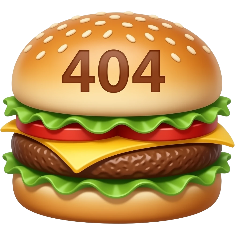 404 error food emoji