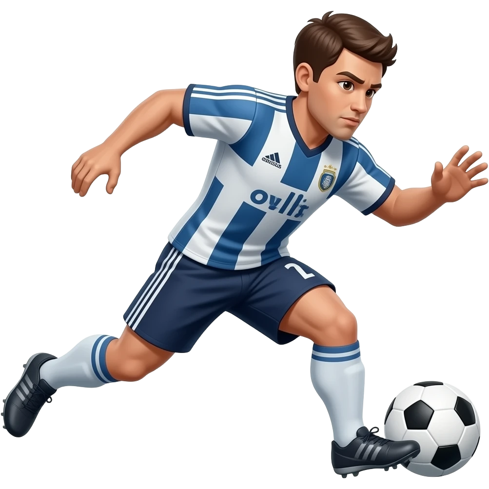 emoji simple style player I tackled and fouled soccer emoji