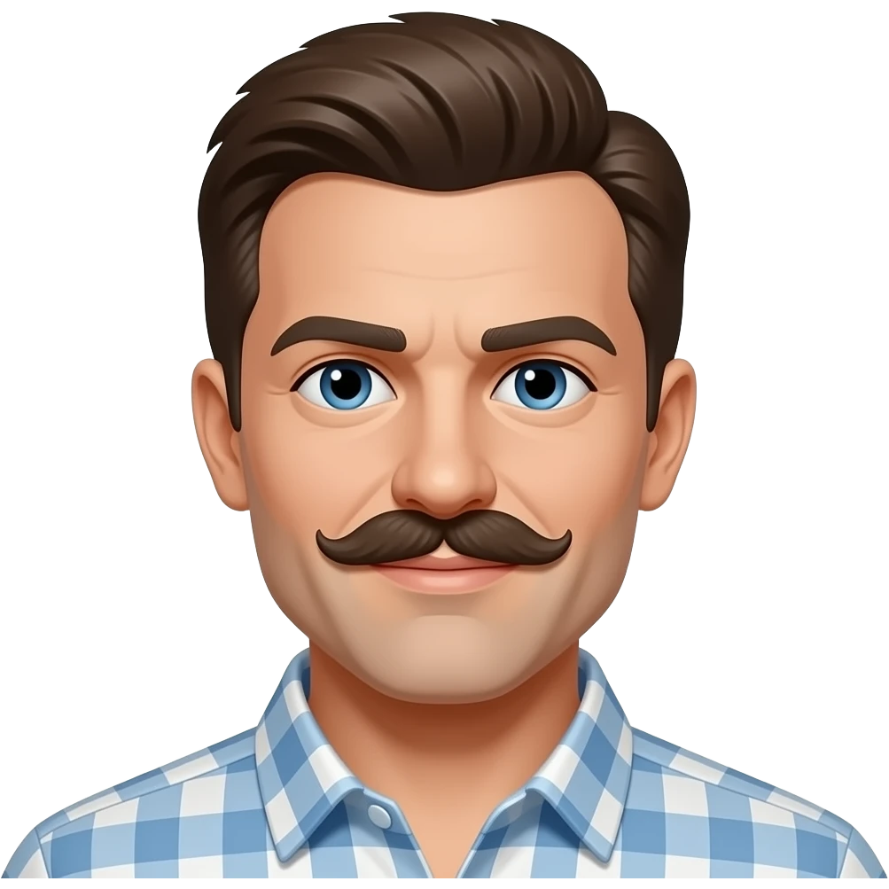 콧수염 달린 독일인 남성 이모지 emoji