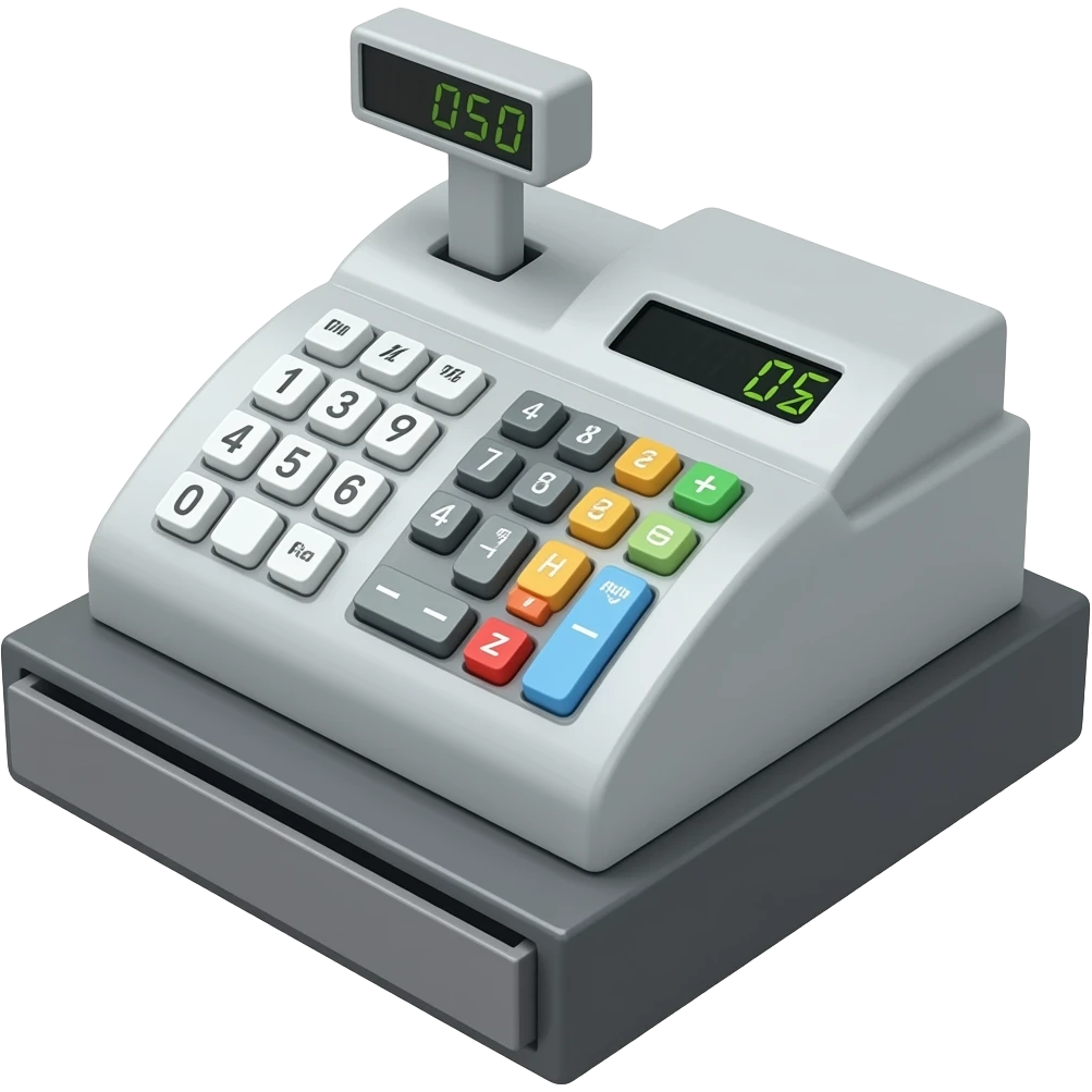 cash register emoji