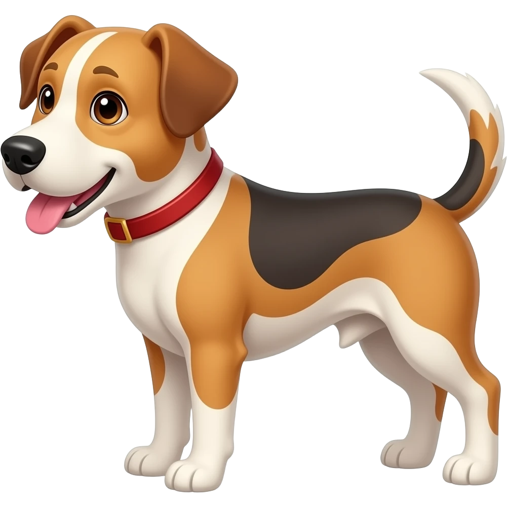 Your can put another dog in the other side emoji