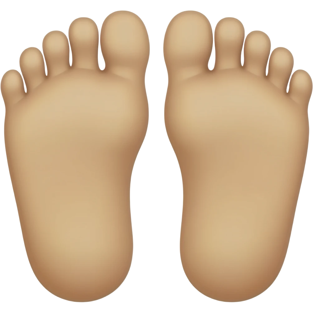 Two toes emoji