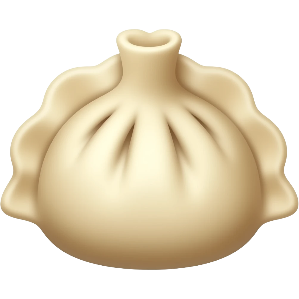 Squishy dumpling emoji