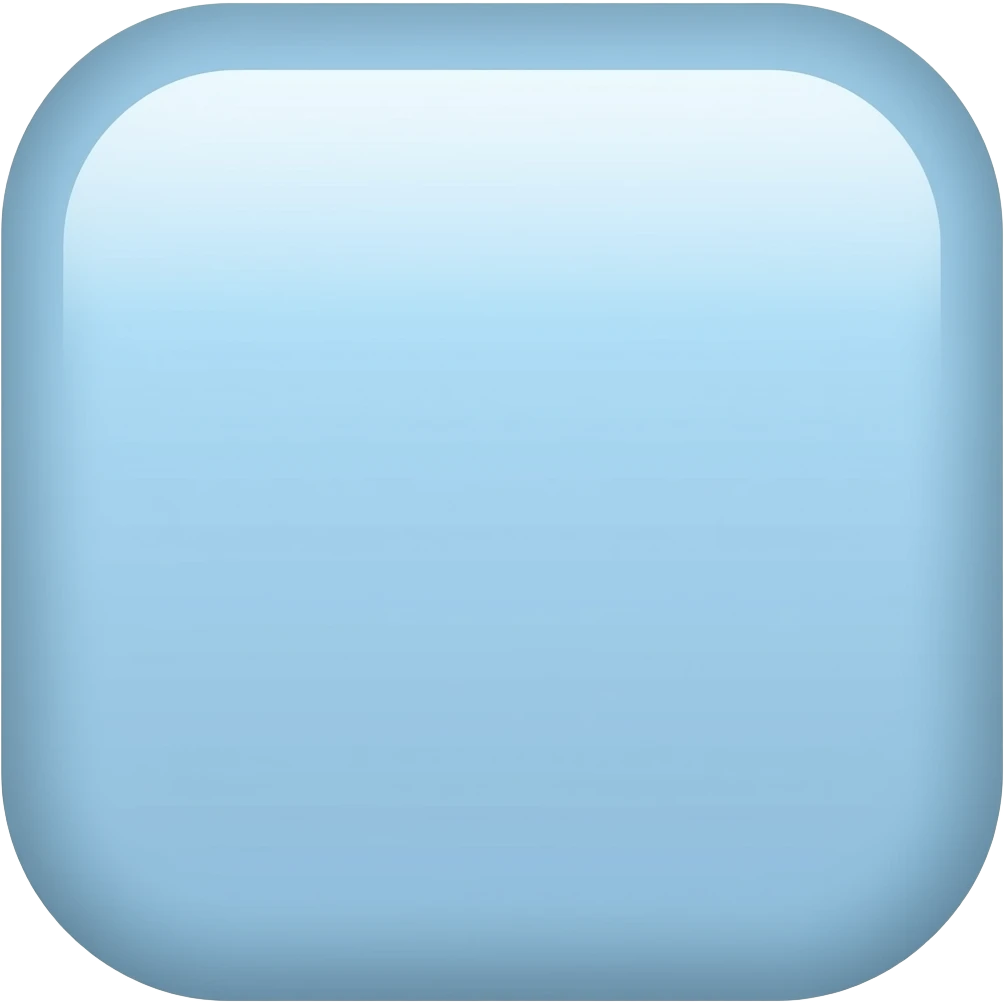 Light blue square emoji