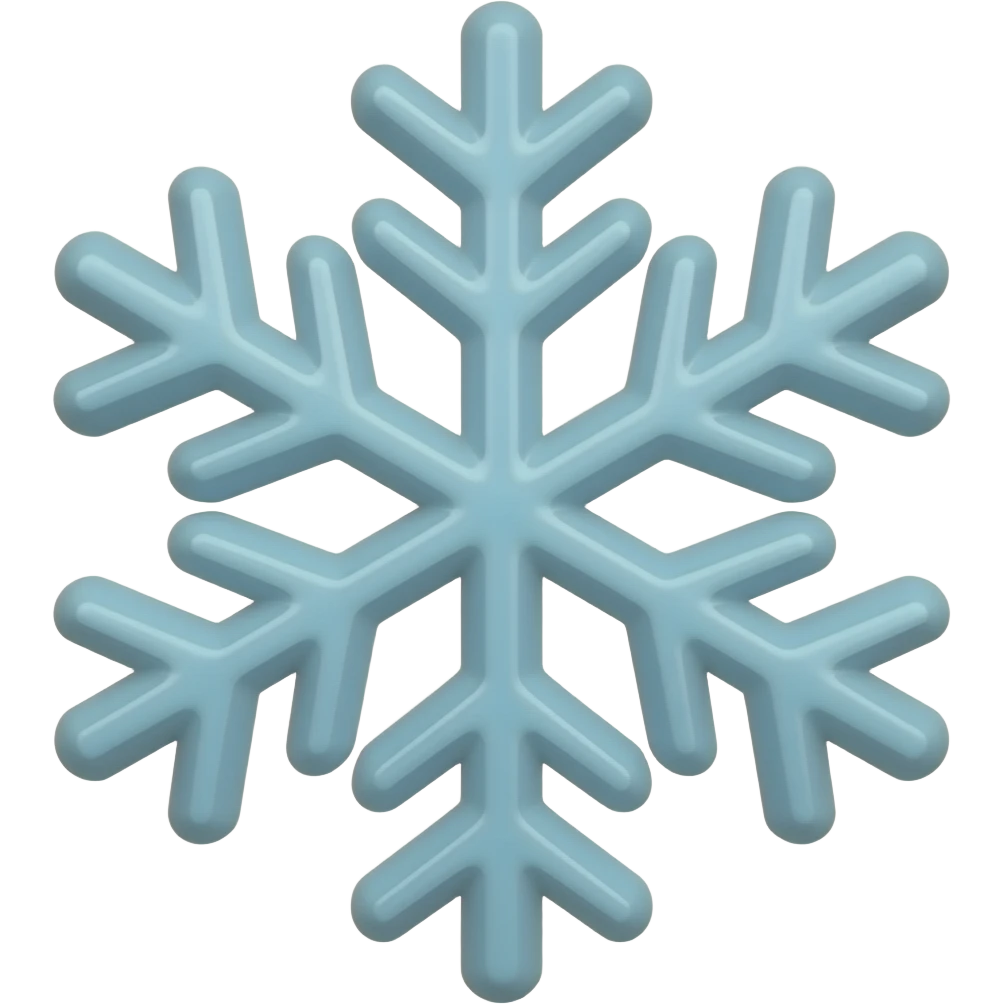 Snowflake emoji