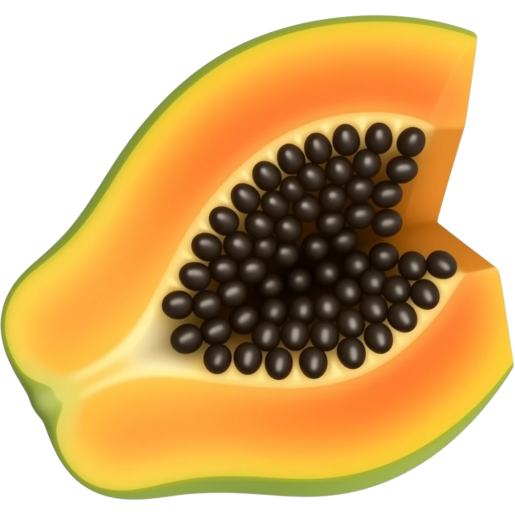 Papaya emoji