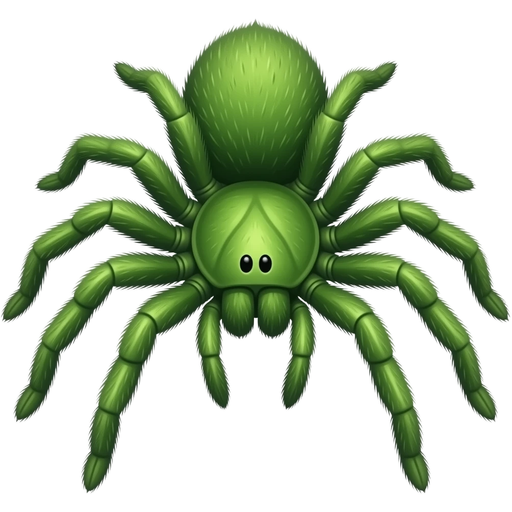 green tarantula emoji