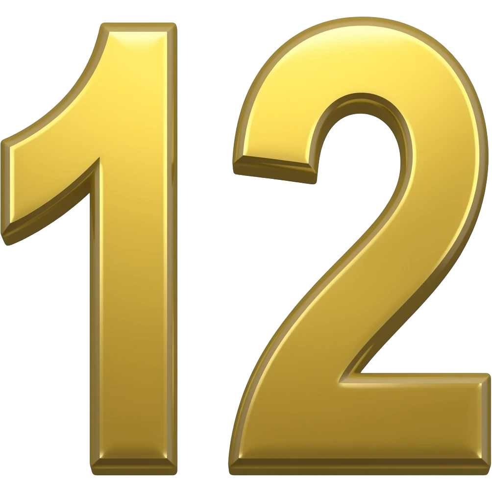 12 emoji
