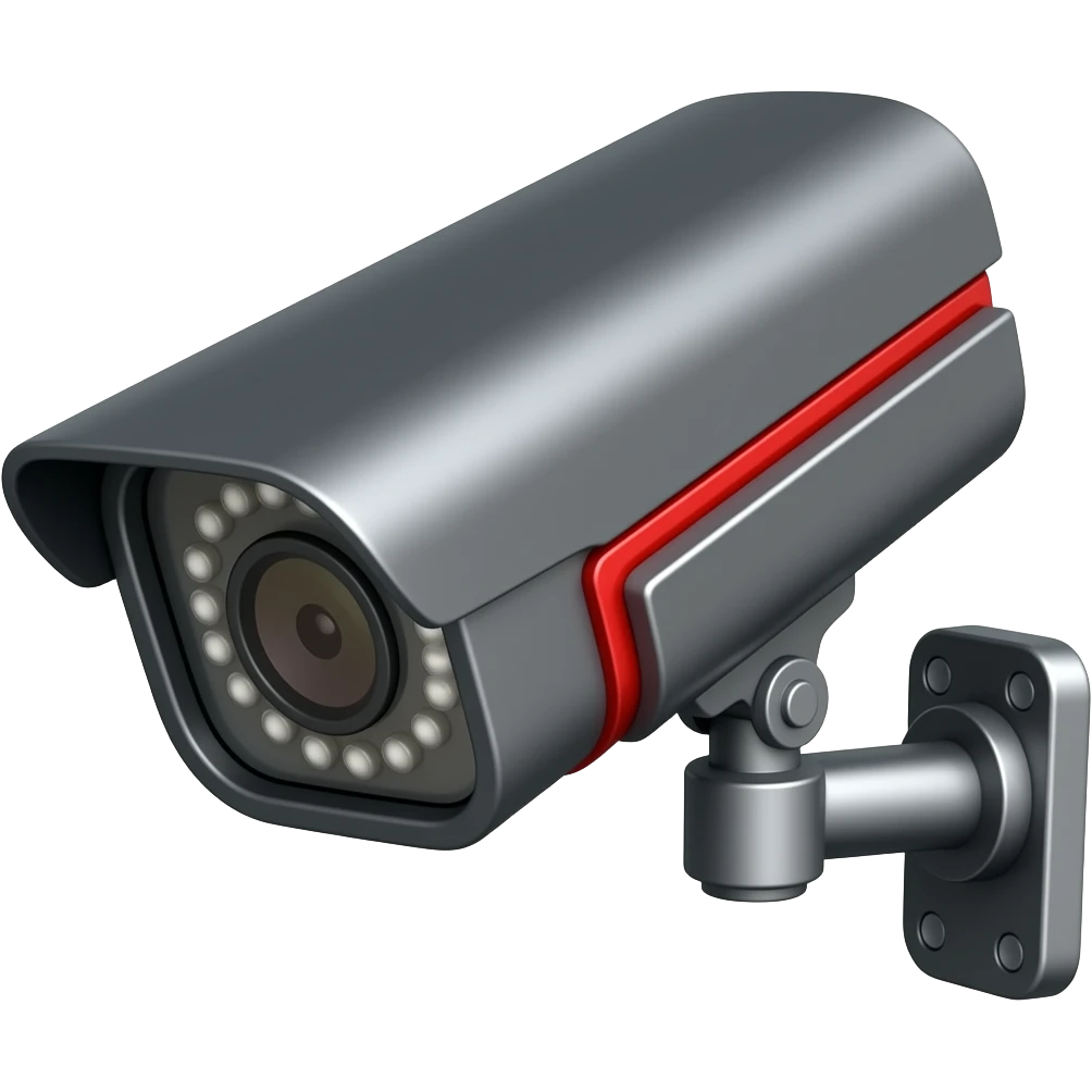 CCTV black and red emoji