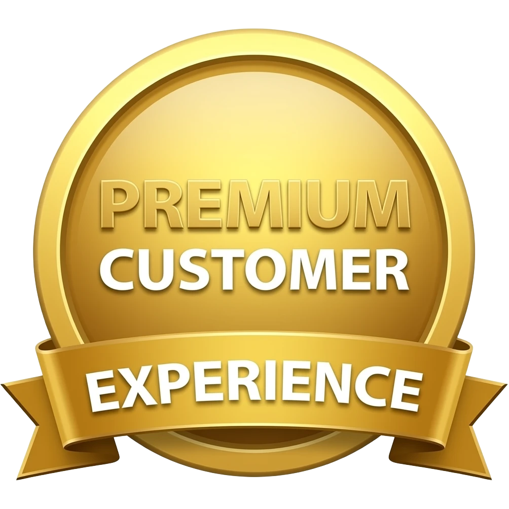 Premium CX Customer Experience add gold emoji