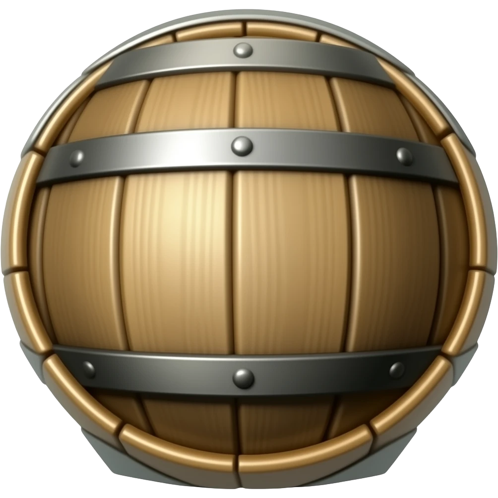 Single bourbon barrel emoji