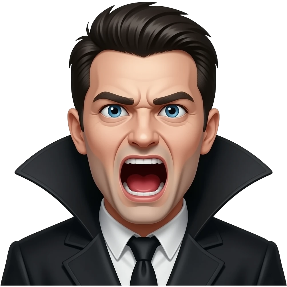 Gothface scream emoji