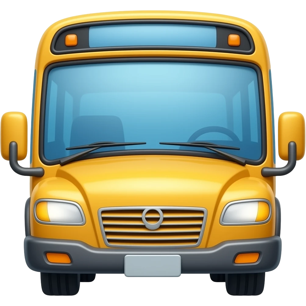 bus cartoon emoji