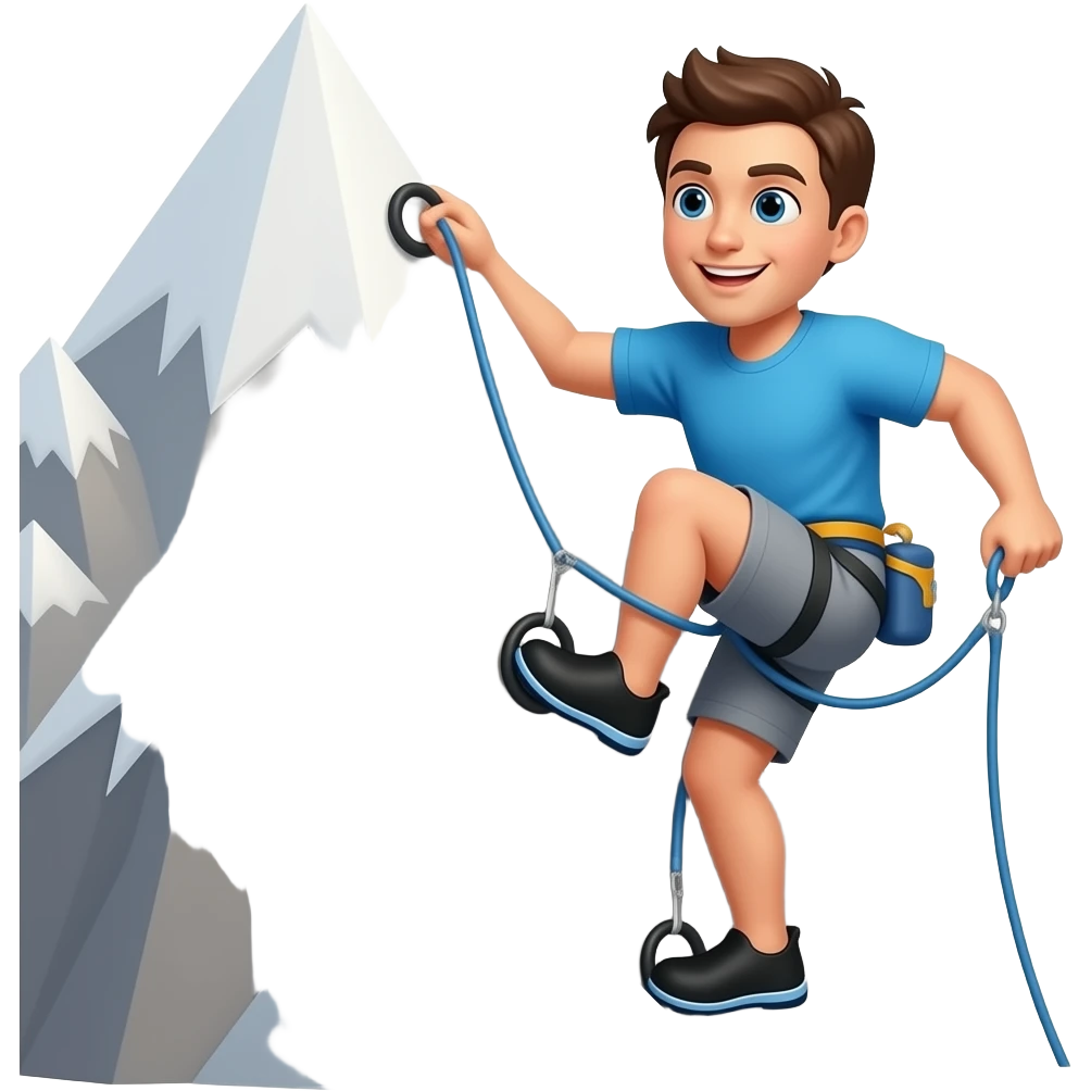 mountain climber emoji