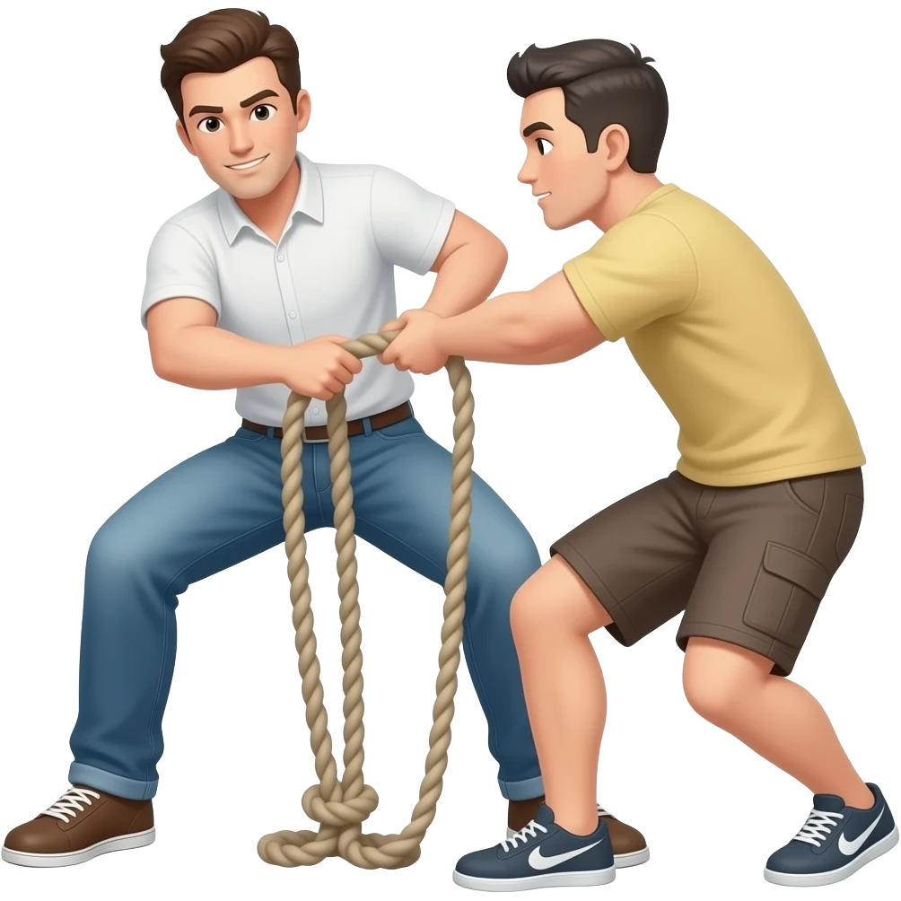شد الحبل بقوه emoji