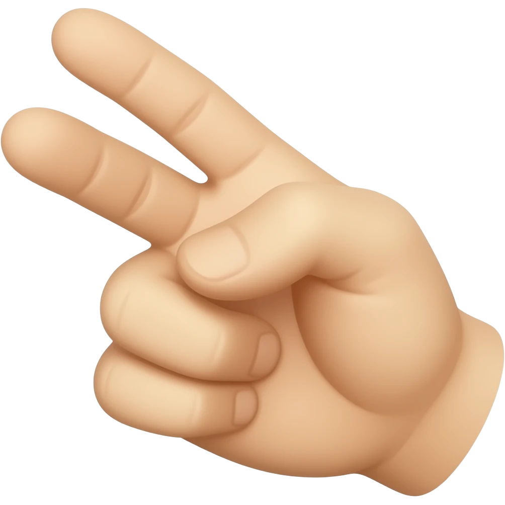 left hand emoji