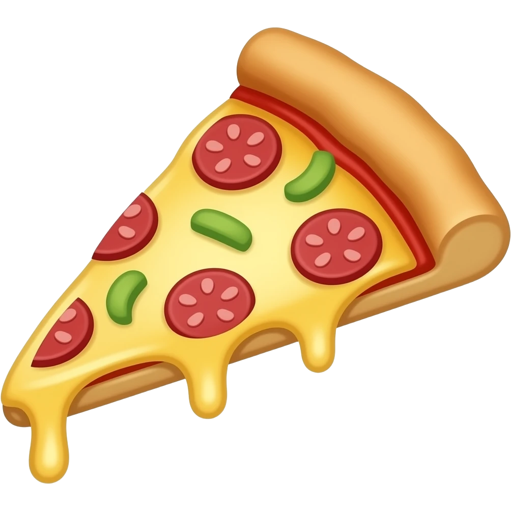 Slice of pizza emoji