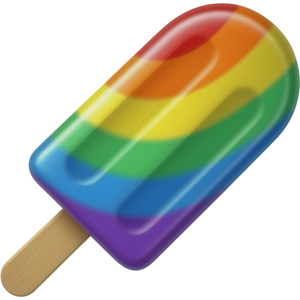 popsicle raimbo emoji