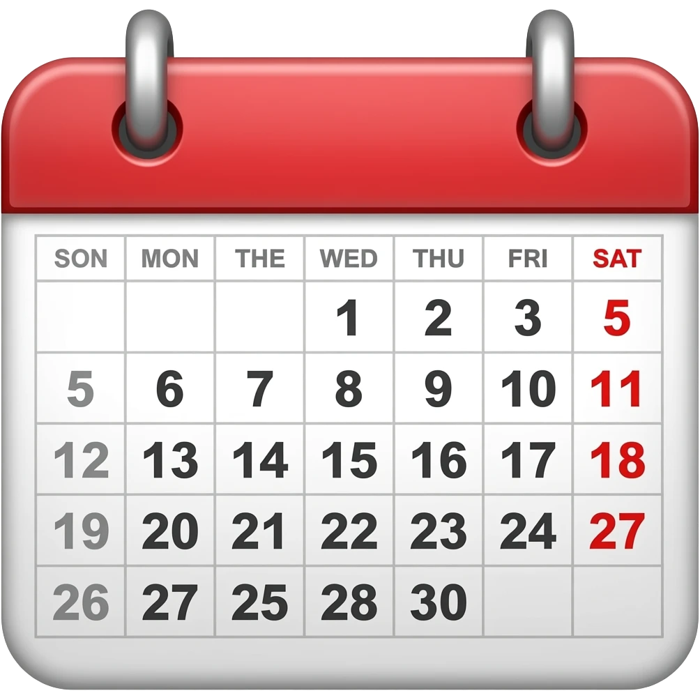 calendary emoji