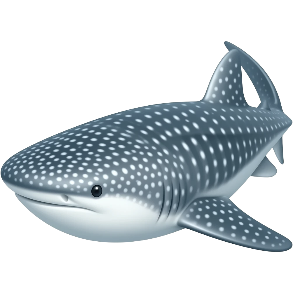 Whale shark emoji