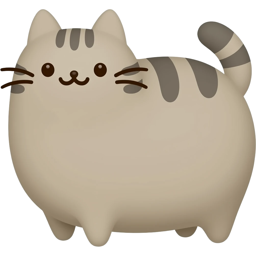 Pusheen cat emoji