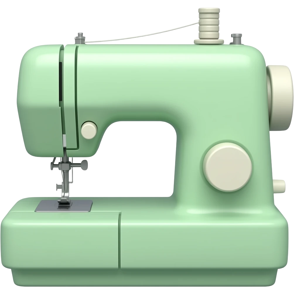 چرخ خیاطی پینترستی سبز پاستیلی emoji