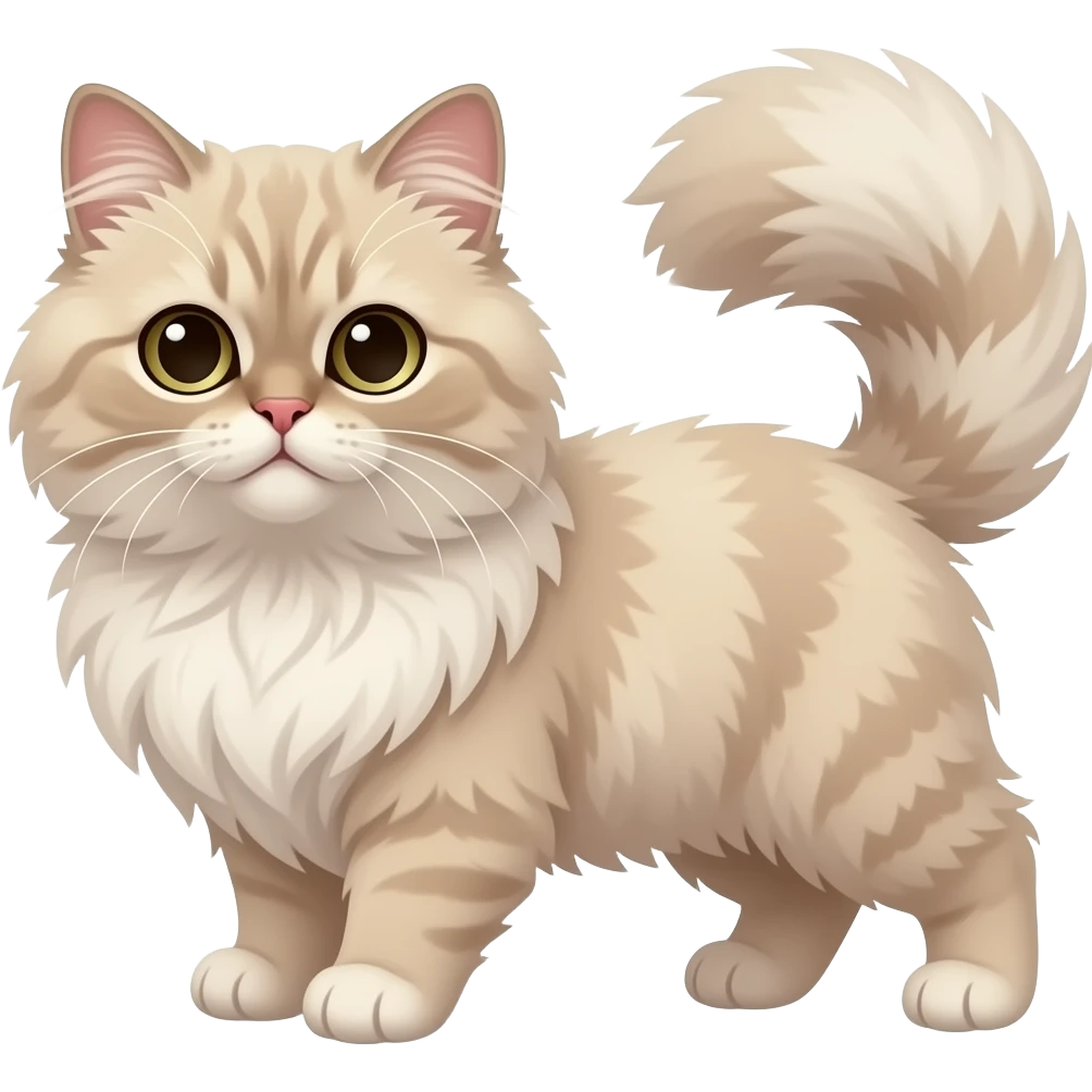 گربه پرشین گوگولی پشمالو emoji