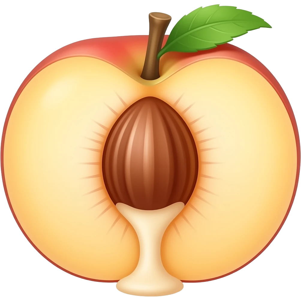 Peach with Extreme cum load in the hole emoji