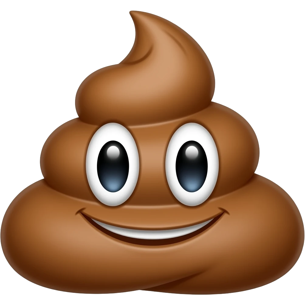 Showing poosay emoji