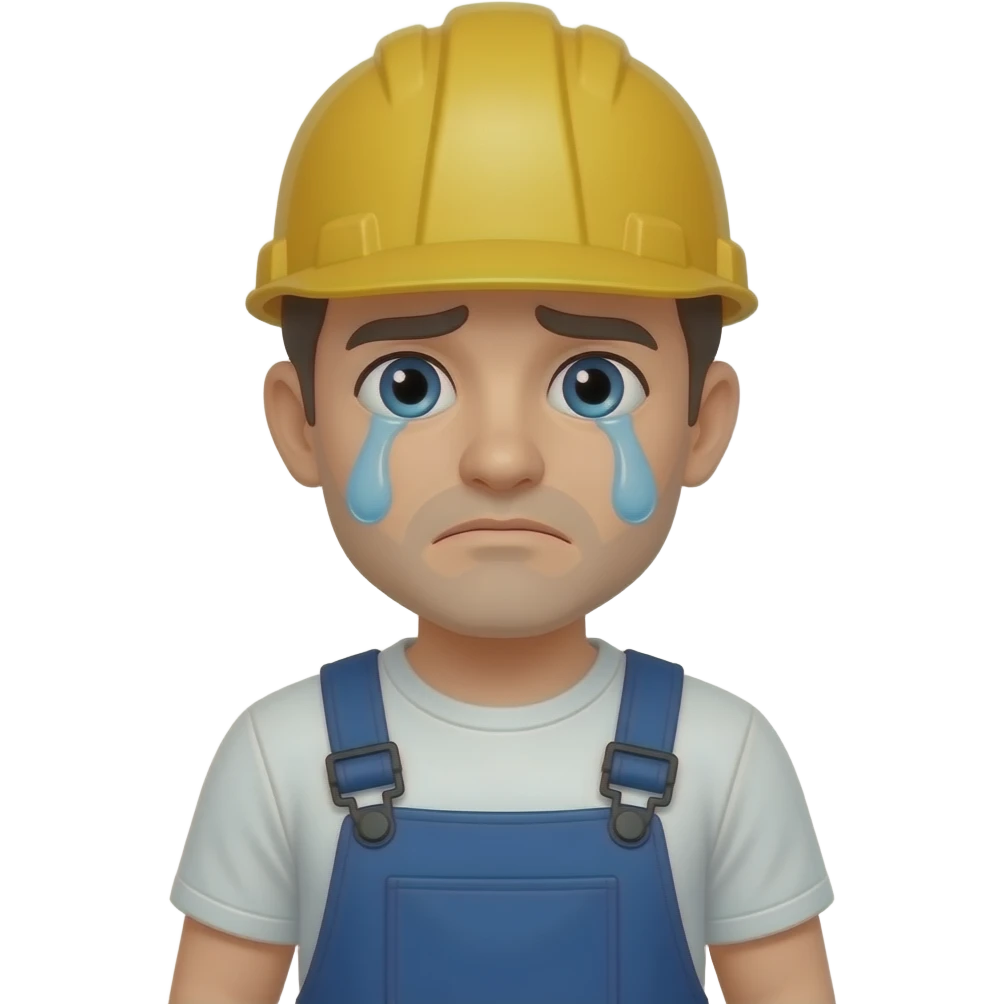 Грустный электрик без слез emoji