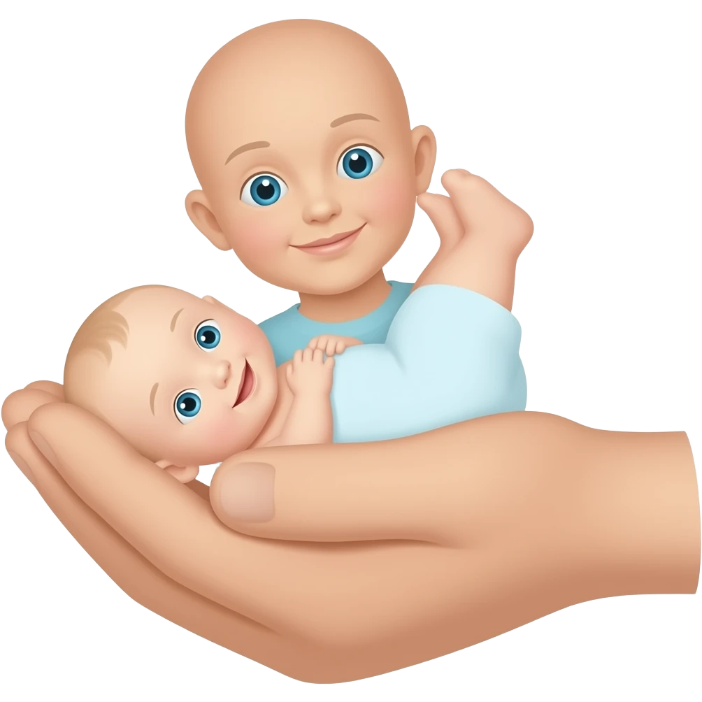 🖐🏻 + 👨‍👩‍👧‍👦👶 emoji