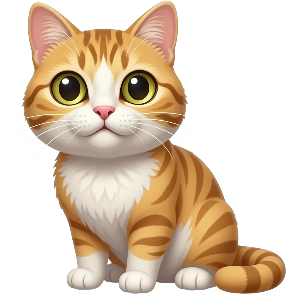 Cat wlith werid face emoji