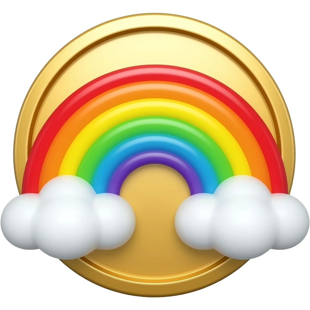 Dream Coin rainbow emoji
