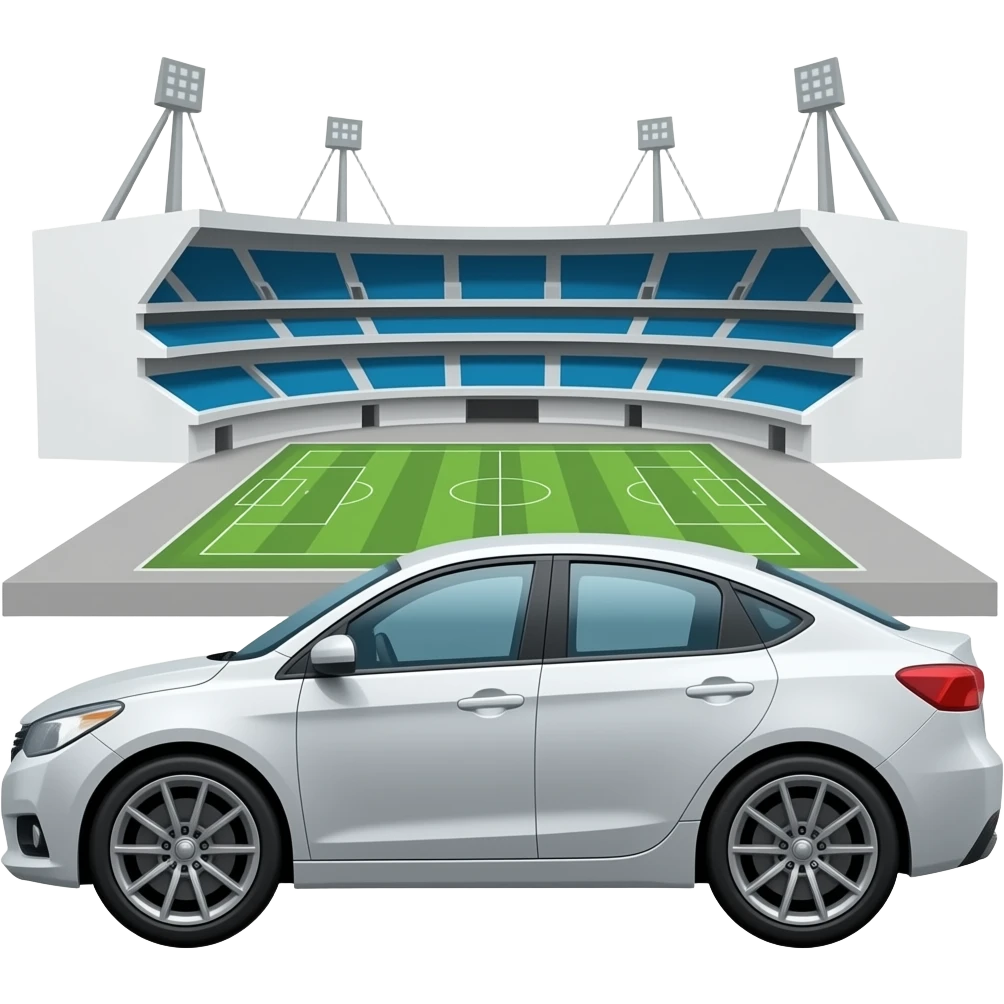 🚗🏟️ emoji