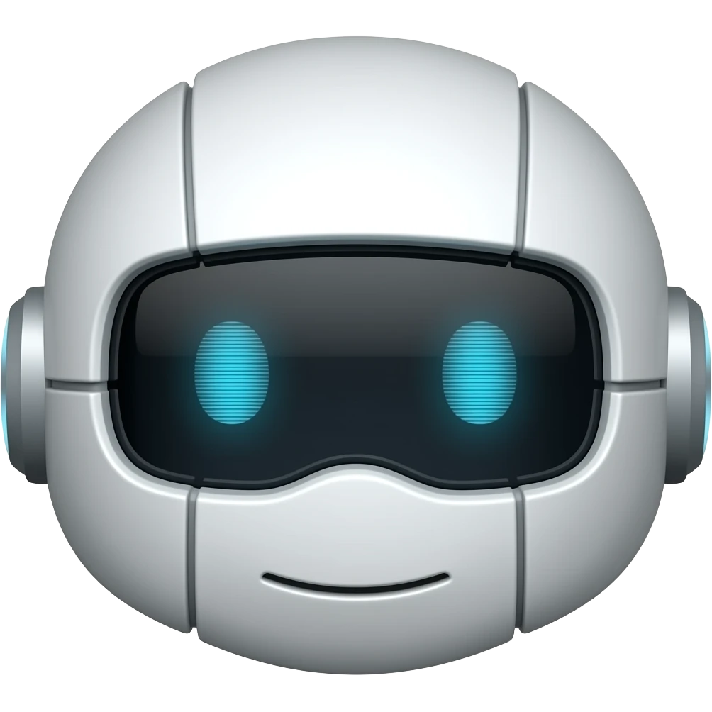 cabeza de robot androide emoji