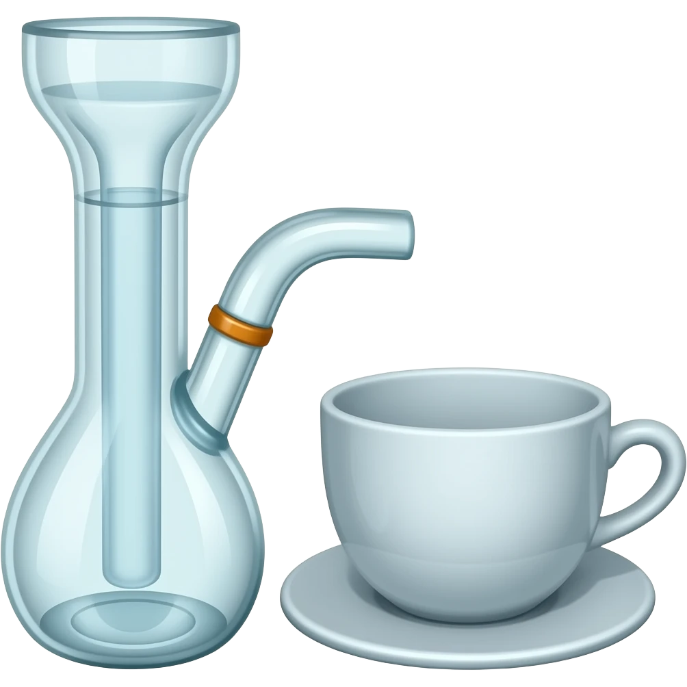 قلیون دوسیب البالو با چای emoji