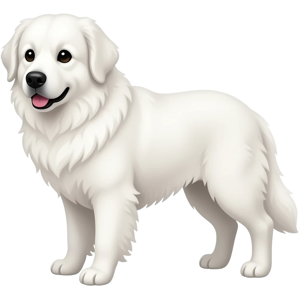 Great Pyrenees dog emoji