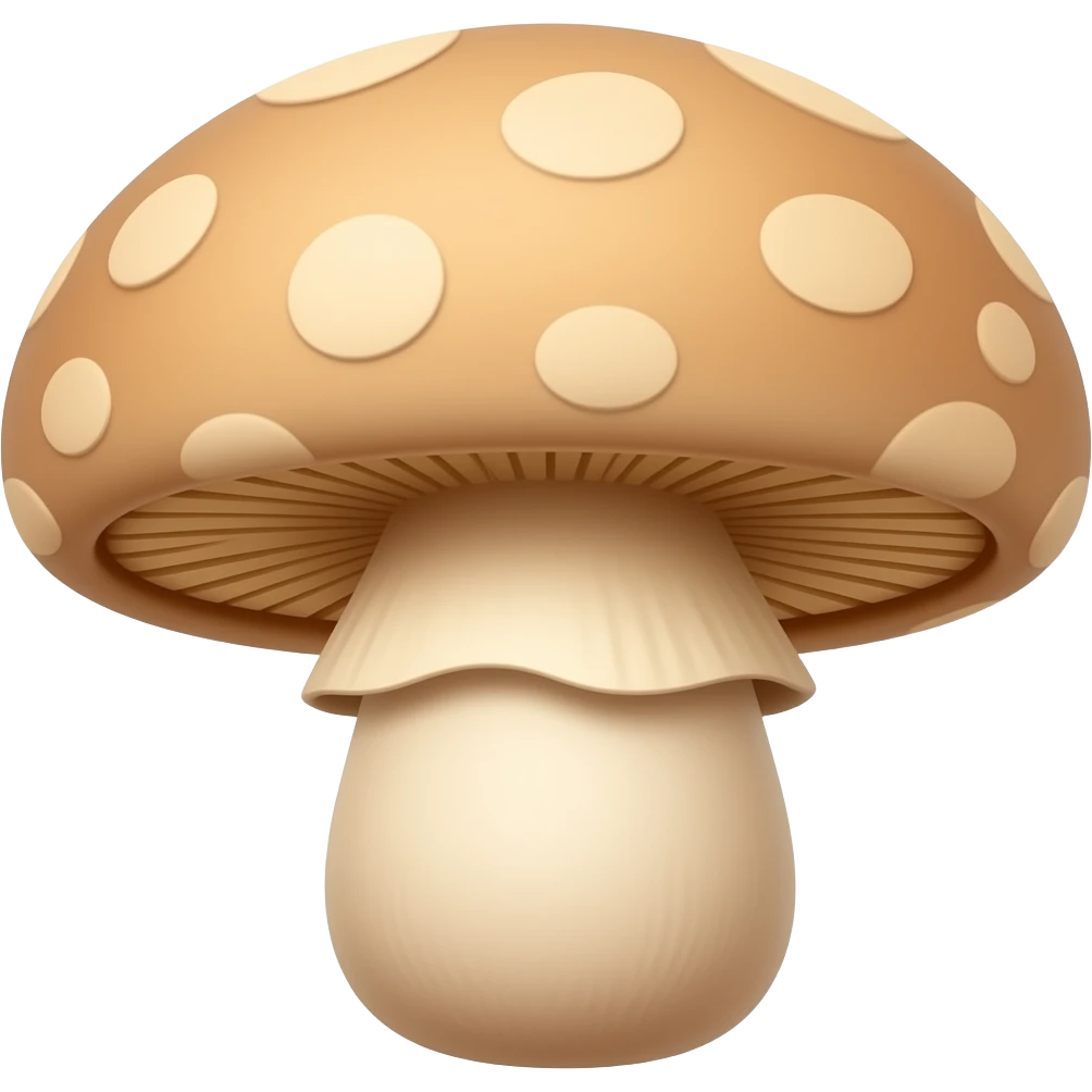 a mushroom emoji