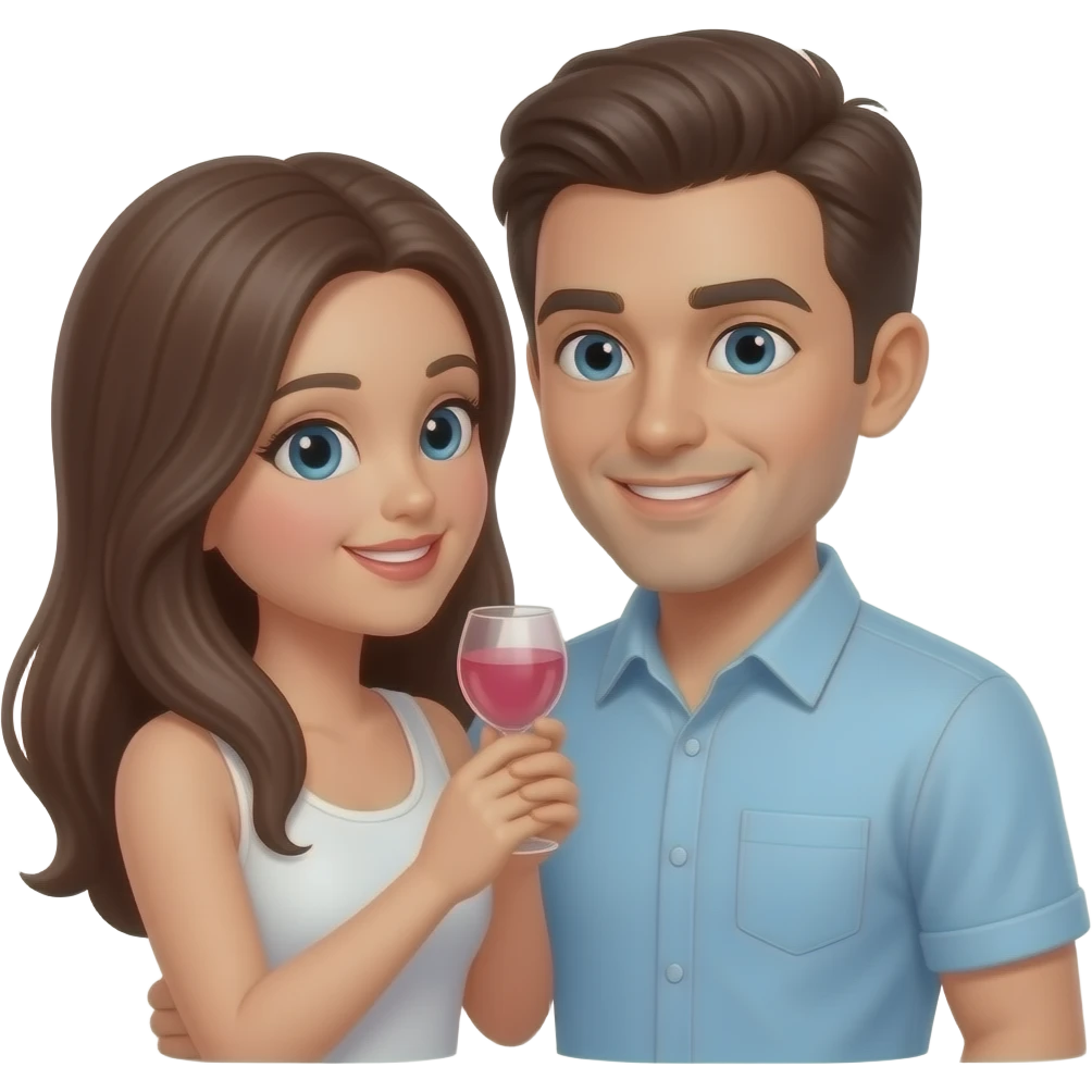 Flirting emoji