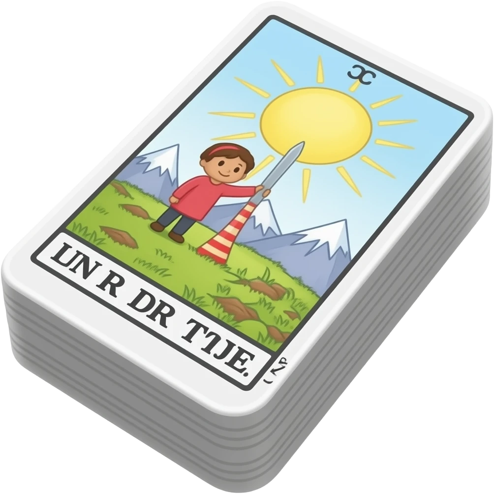 white tarot deck emoji