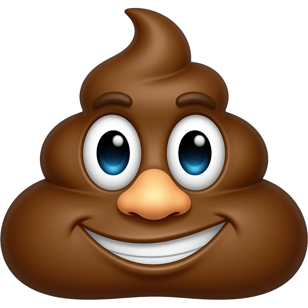 the words "poo crew" emoji