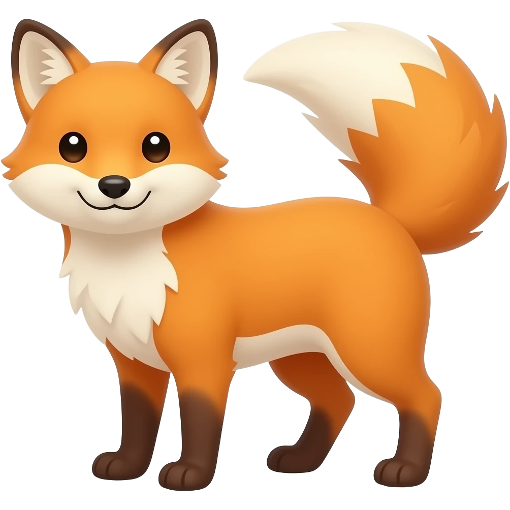 Thinking fox emoji