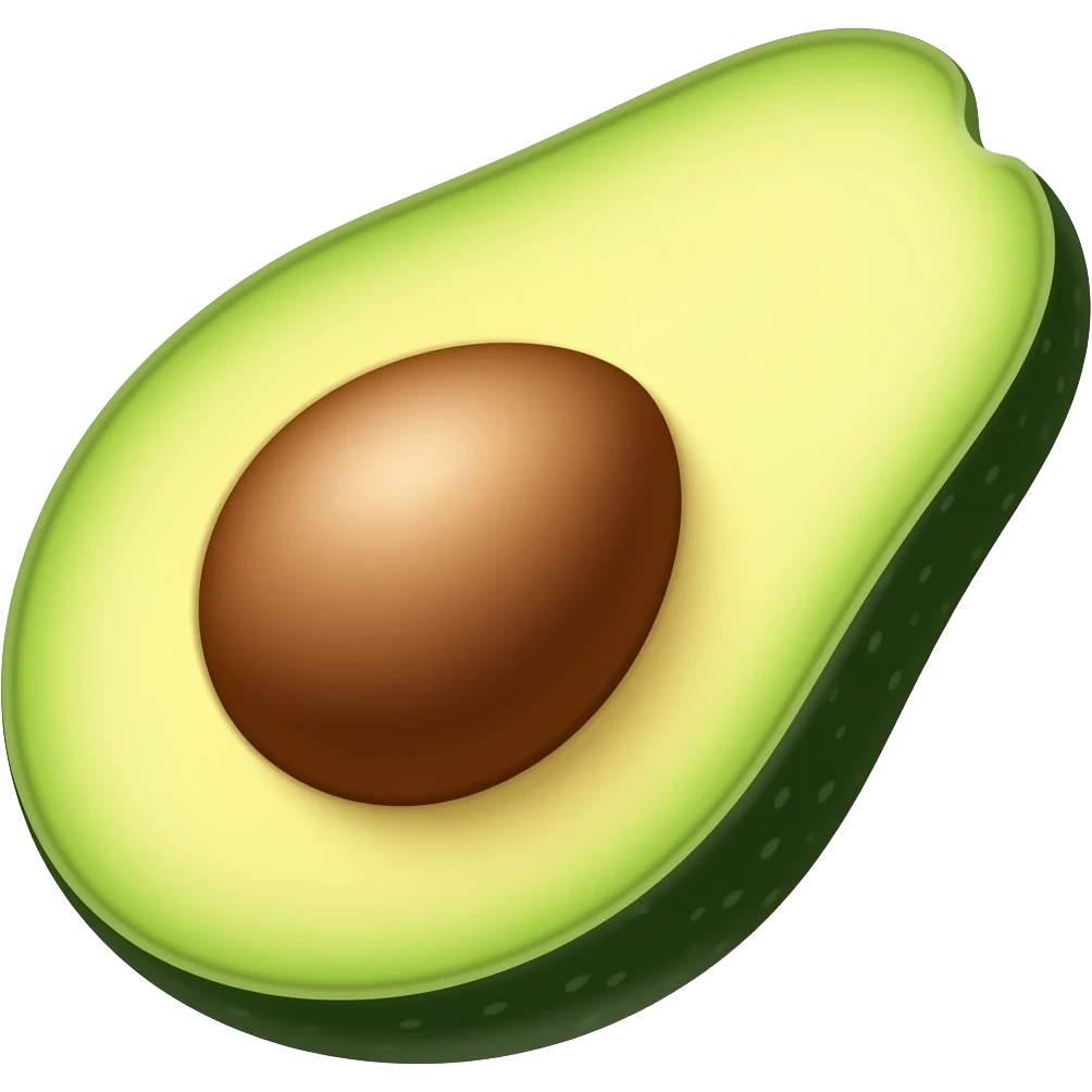 Make a  avocado emoji