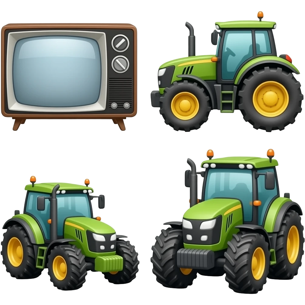📺🚜 emoji