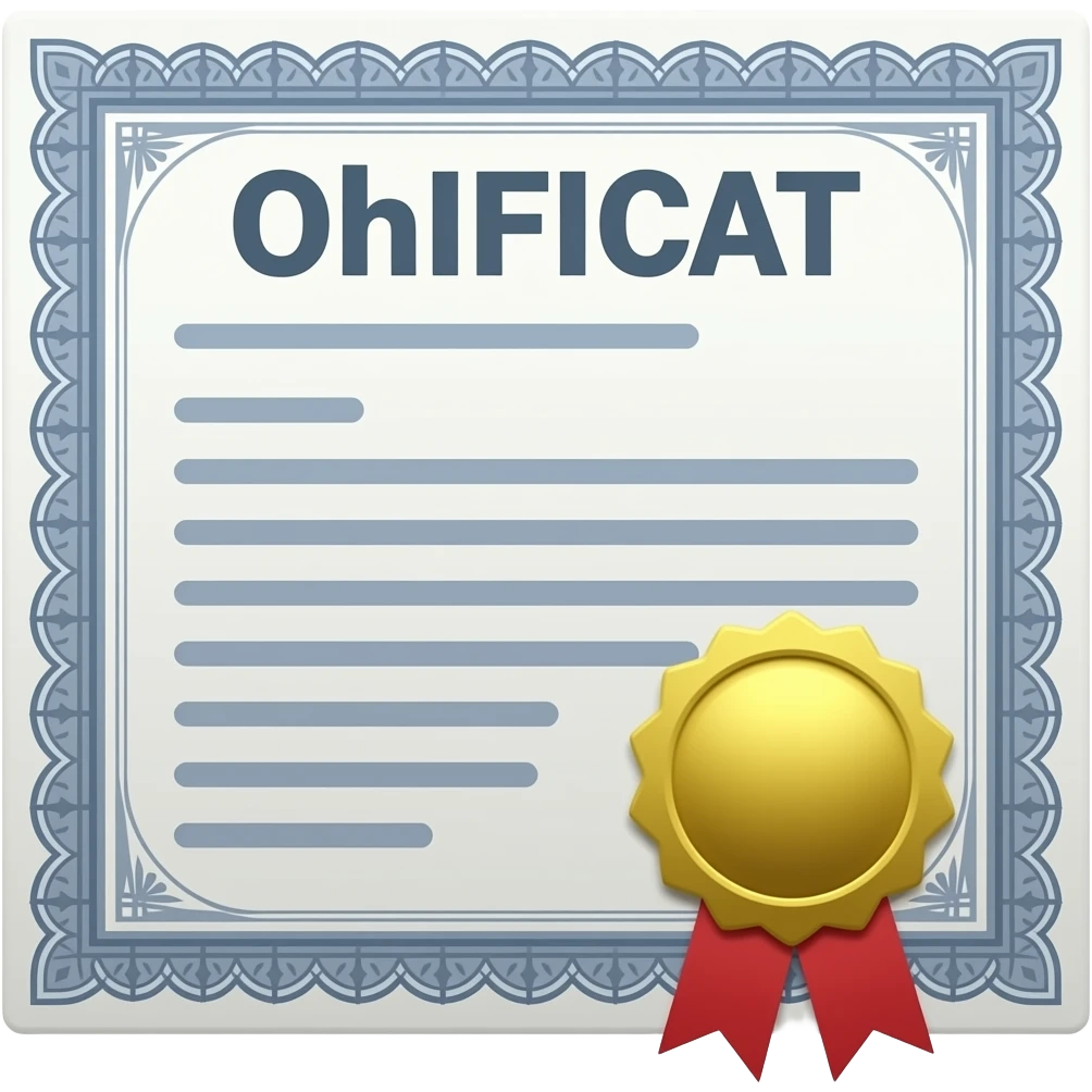 Certification emoji